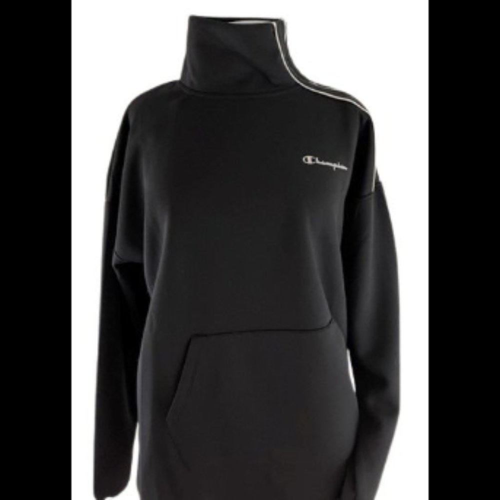 Champion Sport Zip Mock Neck Pullover Sweatshirt